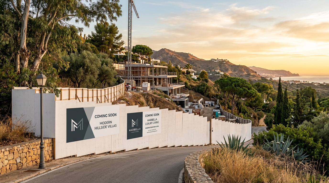 Million Properties branded construction site